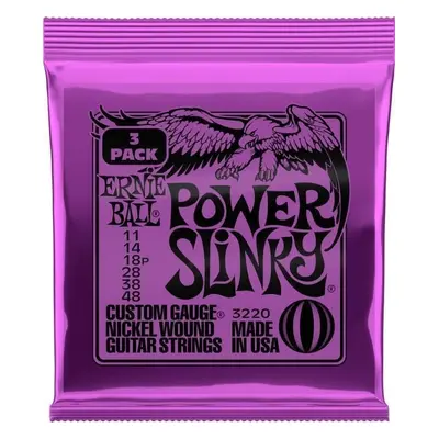 Ernie Ball Power Slinky 3-Pack Struny pro elektrickou kytaru