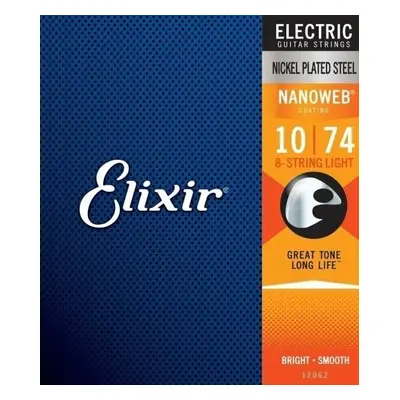 Elixir Nanoweb Light String Struny pro elektrickou kytaru