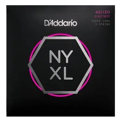 D'Addario NYXL45130SL Struny pro 5-strunnou baskytaru