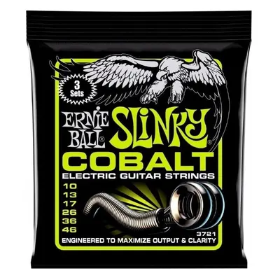 Ernie Ball Slinky Cobalt 3-Pack Struny pro elektrickou kytaru