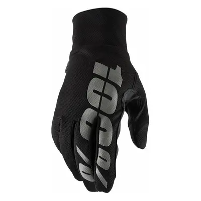 100% Hydromatic Brisker Gloves Black Cyklistické rukavice