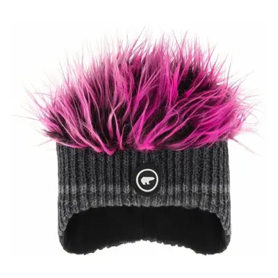 Eisbär Keke Cocker Beanie Grey/Pink Lyžařská čepice