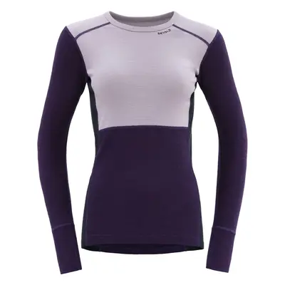 Devold Lauparen Merino Shirt Woman Orchid/Lilac/Ink Termoprádlo