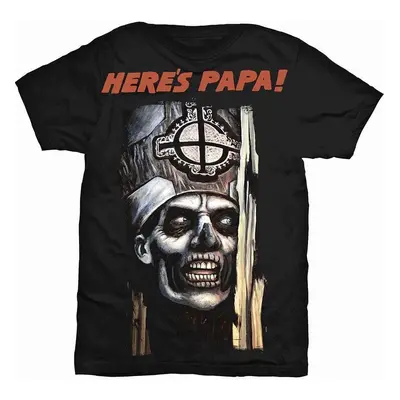 Ghost Tričko Here's Papa Unisex Black