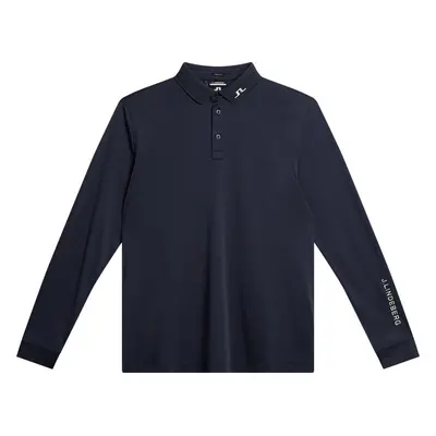 J.Lindeberg Tour Tech Mens Long Sleeve JL Navy Polo košile