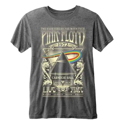 Pink Floyd Tričko Carnegie Hall Unisex Charcoal Grey