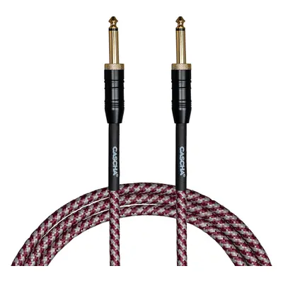 Cascha Professional Line Guitar Cable m Rovný - Rovný Nástrojový kabel