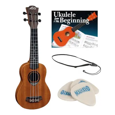 LAG TKU110S SET Natural Satin Sopránové ukulele