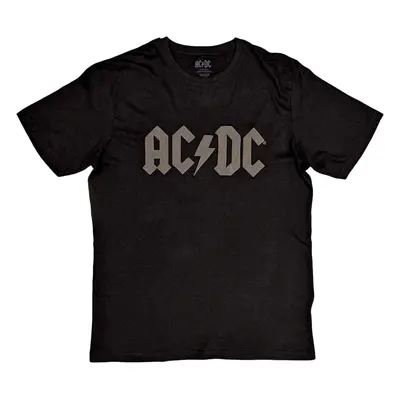 AC/DC Tričko Logo Hi-Build Unisex Black