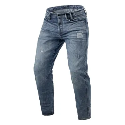 Rev'it! Jeans Rilan TF Medium Blue Vintage W32/L34 Džíny na motorku