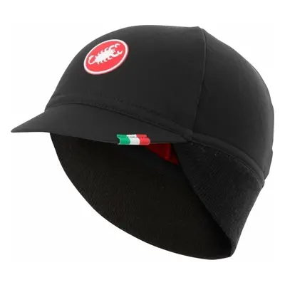 Castelli Difesa Thermal Cap Black Red Kšiltovka