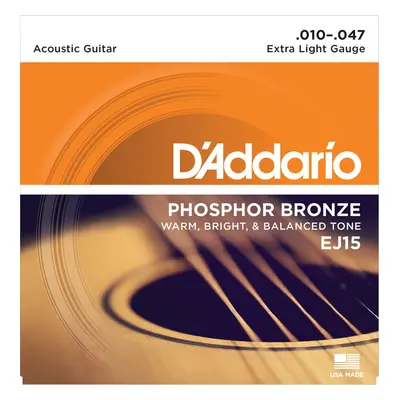 D'Addario EJ15 Struny pro akustickou kytaru