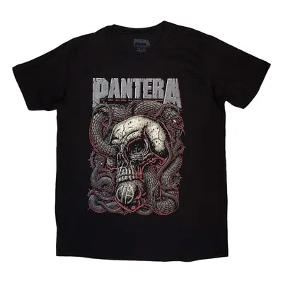 Pantera Tričko Serpent Skull Unisex Black