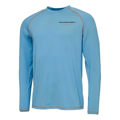 Savage Gear Tričko Aqua UV Long Sleeve Tee Bonnie Blue