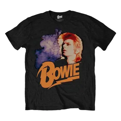 David Bowie Tričko Retro Bowie Unisex Black