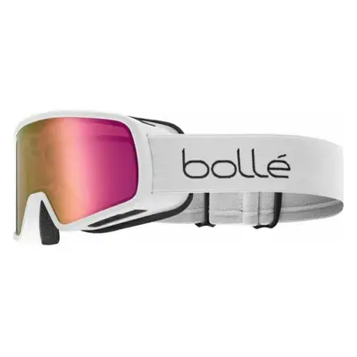 Bollé Nevada Jr Race White Matte/Rose Gold Lyžařské brýle