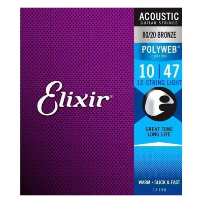 Elixir Polyweb 10-47 Struny pro akustickou kytaru