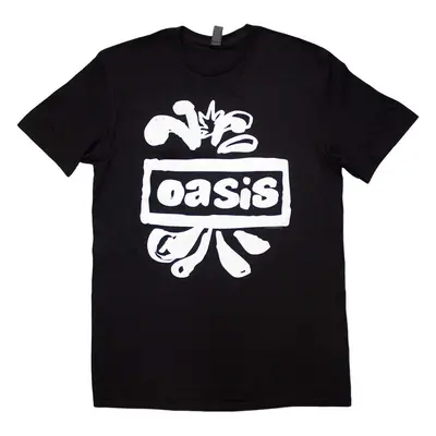 Oasis Tričko Logo Splat Unisex Black (nedostupné)