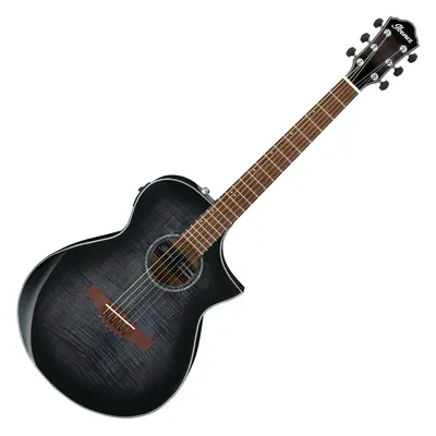 Ibanez AEWC400-TKS Transparent Black Sunburst Elektroakustická kytara Jumbo