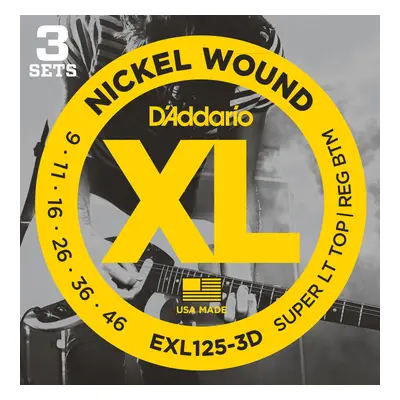 D'Addario EXL125-3D Struny pro elektrickou kytaru