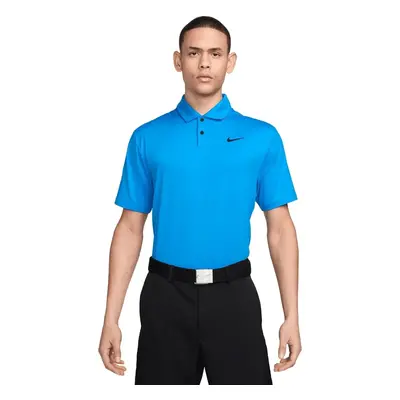 Nike Dri-Fit Tour Solid Mens Light Photo Blue/Black Polo košile