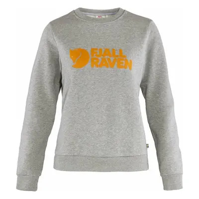 Fjällräven Logo Sweater W Grey/Melange Outdoorová mikina