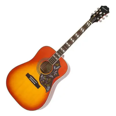 Epiphone Hummingbird Studio Faded Cherry Elektroakustická kytara Dreadnought