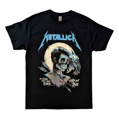 Metallica Tričko Sad But True Poster Unisex Black