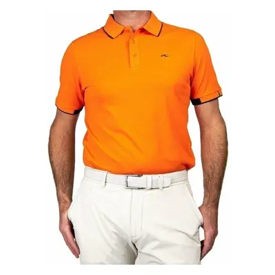 Kjus Mens Stan S/S Orange Polo košile