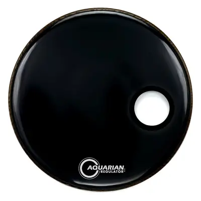 Aquarian RSM20BK Regulator Port/Ring 20" Black Rezonanční blána na buben