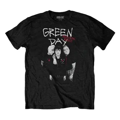 Green Day Tričko Red Hot Unisex Black