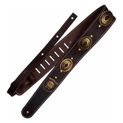 Richter Motörhead Concho Strap Kytarový pás Brown/ Old Gold