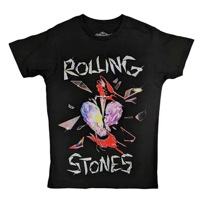 The Rolling Stones Tričko Hackney Diamonds Heart Unisex Black