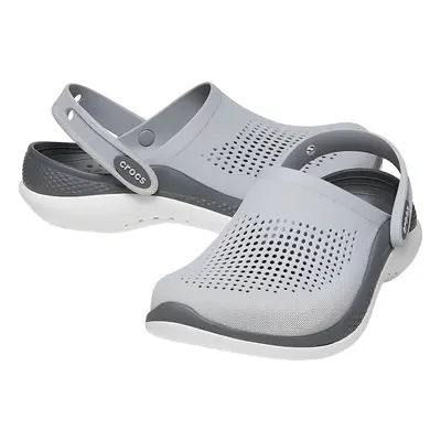 Crocs LiteRide Clog Sandály Light Grey/Slate Grey