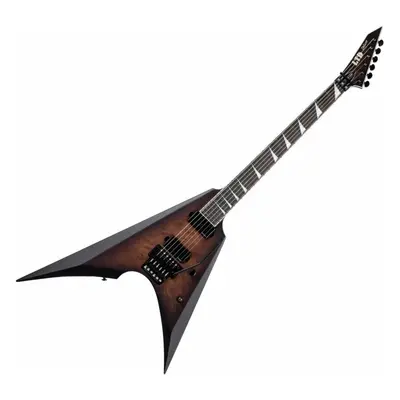 ESP LTD Arrow-1000 QM Dark Brown Sunburst Elektrická kytara