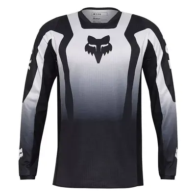 FOX Lean Jersey Black/White Motokrosový dres