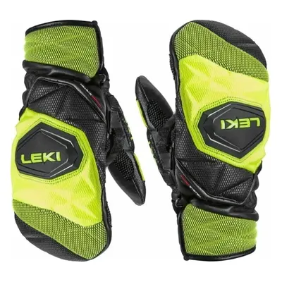 Leki WCR Venom 3D Junior Mitt Black/Ice Lemon Lyžařské rukavice