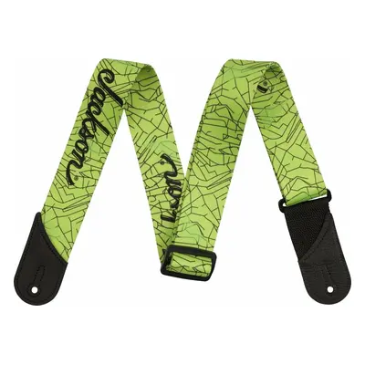 Jackson Cracked Mirror Strap Kytarový pás Green