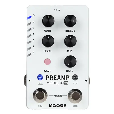 MOOER Preamp Model X2 Kytarový zesilovač