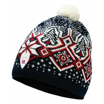 Dale of Norway Winterland Unisex Merino Wool Hat Navy/Off White/Raspberry Lyžařská čepice