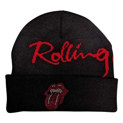 The Rolling Stones Čepice Embellished Classic Tongue Black