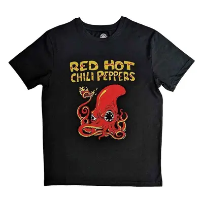 Red Hot Chili Peppers Tričko Octopus Unisex Black