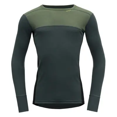 Devold Lauparen Merino Shirt Man Forest/Woods/Black Termoprádlo