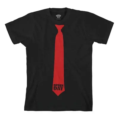 Green Day Tričko Tie Unisex Black