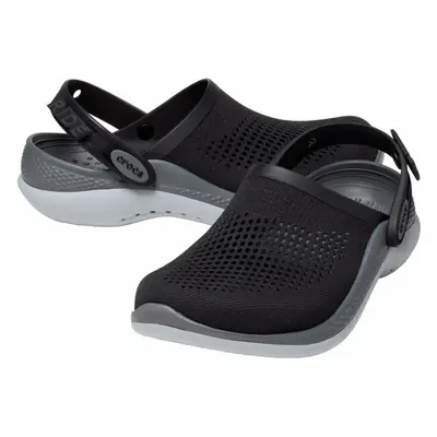 Crocs LiteRide Clog Sandály Black/Slate Grey