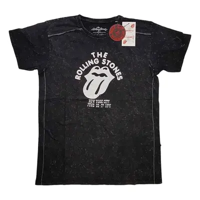 The Rolling Stones Tričko NYC '75 Unisex Black