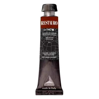 Maimeri Varnish Restauro Restaurační barva Permanent Carmine 20 ml ks