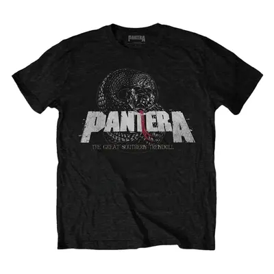 Pantera Tričko Snake Logo Unisex Black