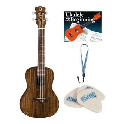 Luna UKE-ACC SET Natural Koncertní ukulele