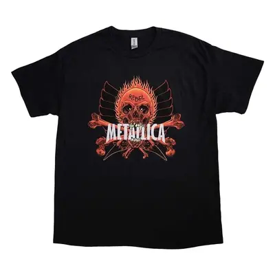 Metallica Tričko Rebel Unisex Black